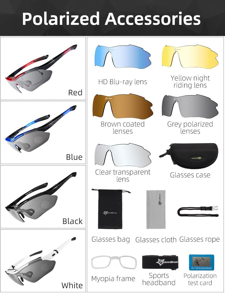 RockBros Polarized Cycling SunGlasses image 23