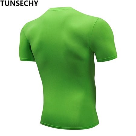 Men's Short Sleeve Compression T-shirts image 27
