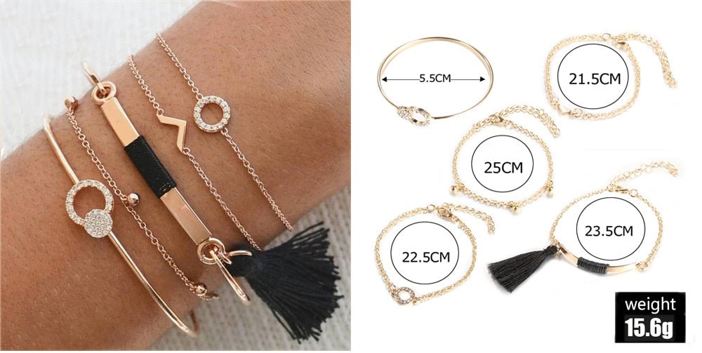 Turtle Heart Pearl Wave LOVE Crystal Marble Charm Bracelets for Women image 8