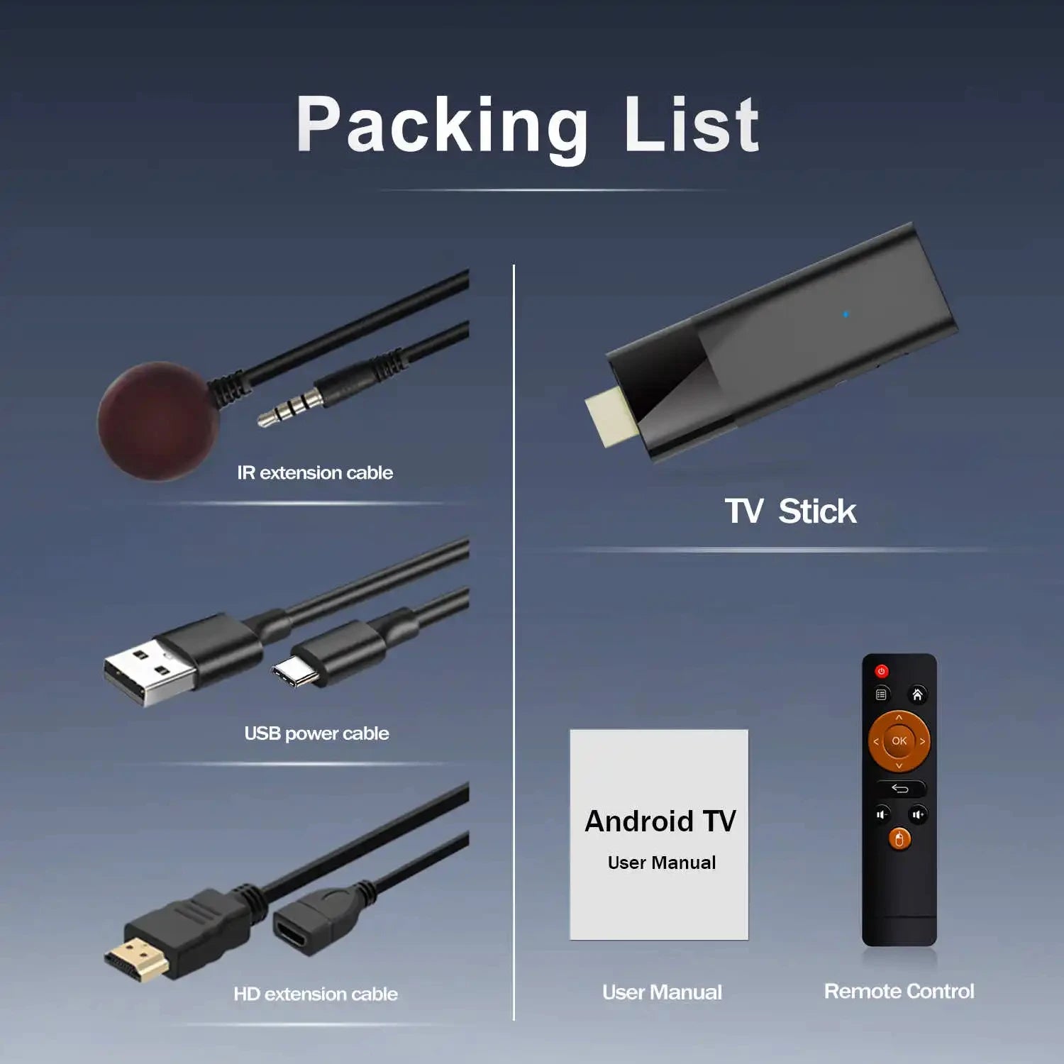 Q6 Android 10 TV Stick HDR Set Top OS 4K 1080P WiFi 6 2.4/5.8G Smart TV Sticks For Google YouTube NETFLIX Network Media Player image 18