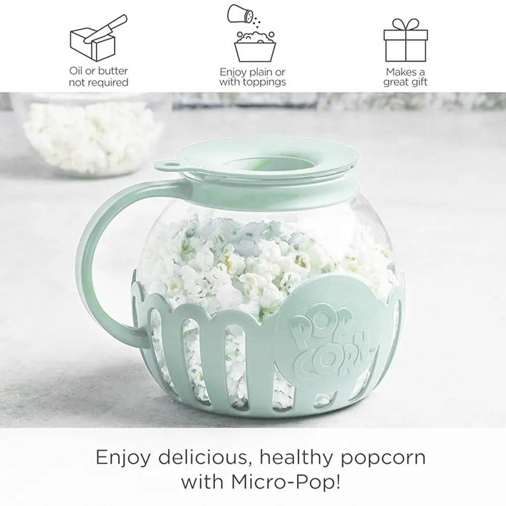 High Boron Glass Popcorn Maker Jar 2.13L | Homemade Microwave Popcorn Air | Popcorn Popper Snack | Popcorn Self-Popping Kettle image 17