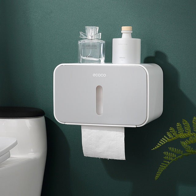 Waterproof Wall Mountable Toilet Tissue Paper Holder image 5