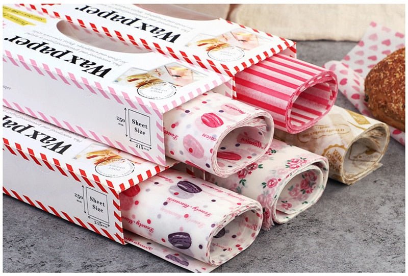 50Pcs/Lot Wax Paper Food Grade Grease Paper Food Wrappers |Wrapping Paper For Bread Sandwich Burger Fries | Oilpaper Baking Tools image 33
