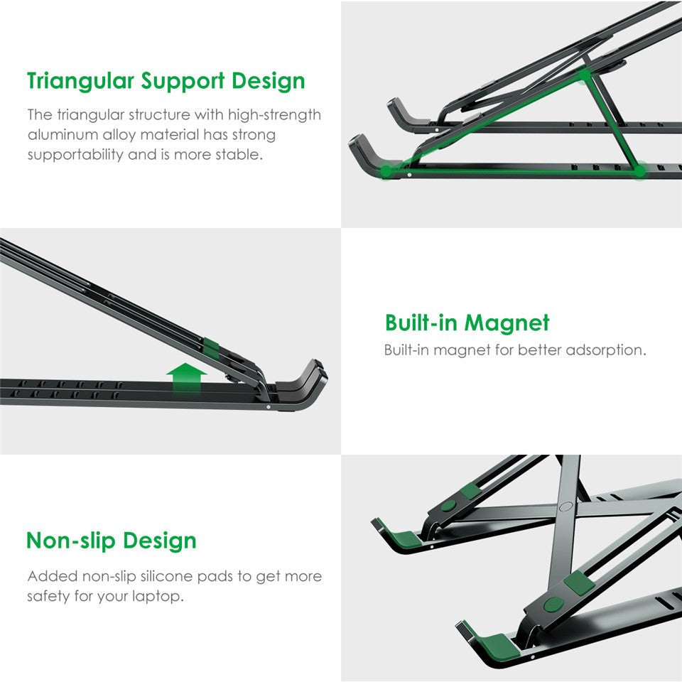 LINGCHEN Foldable Laptop Stand for MacBook Pro and Notebook image 15