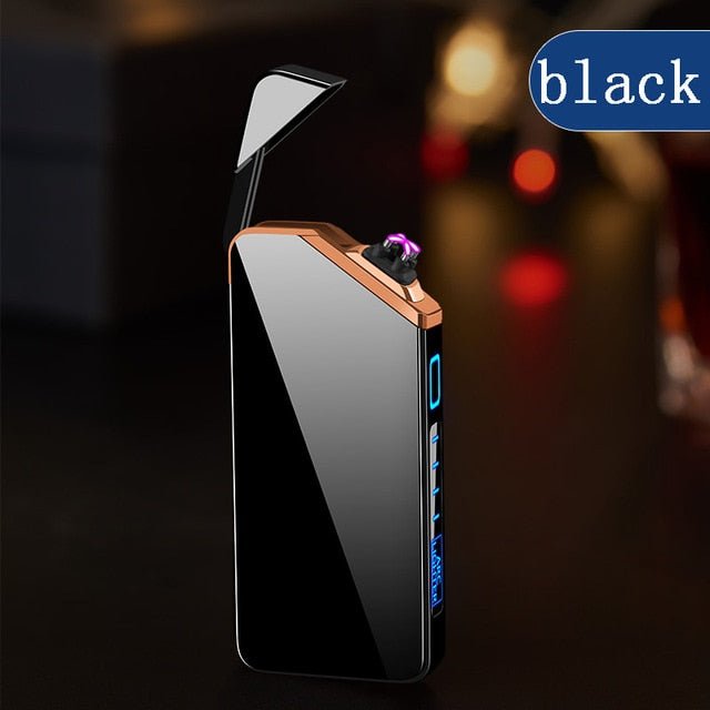 New Double Plasma Windproof Electric Arc Cigarette Lighter image 24