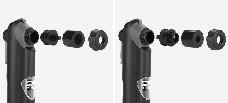 INBIKE Portable Mini Hand Pump Bicycle Cycling Air Pump image 12