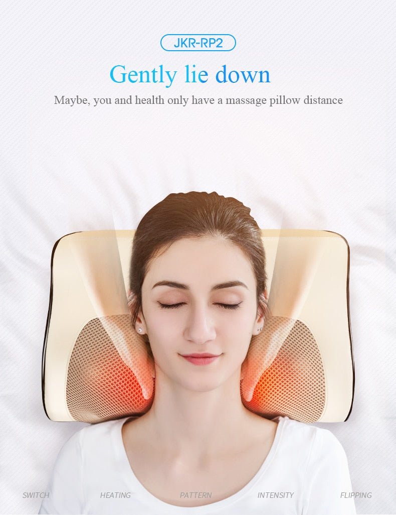 Electric Infrared Neck, Shoulder, Back and Body Heating Massage Pillow image 16