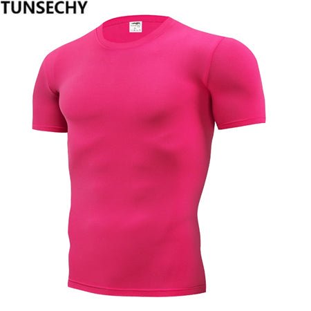 Men's Short Sleeve Compression T-shirts image 35