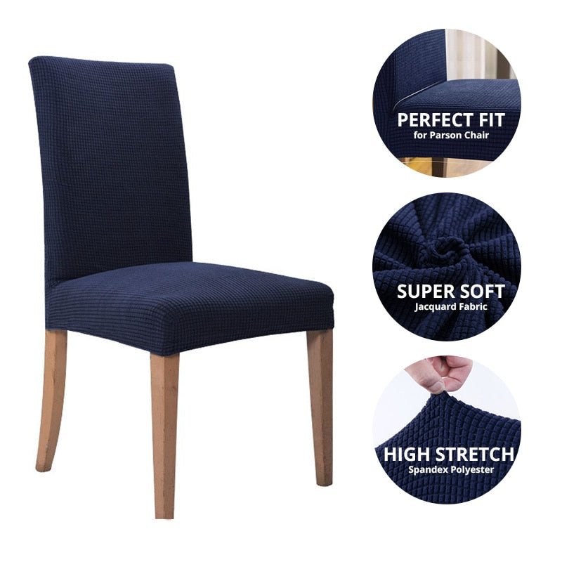 Elegant Jacquard Spandex Dining Chair Cover ‚Äì Stretch Fit for Weddings & Events image 7