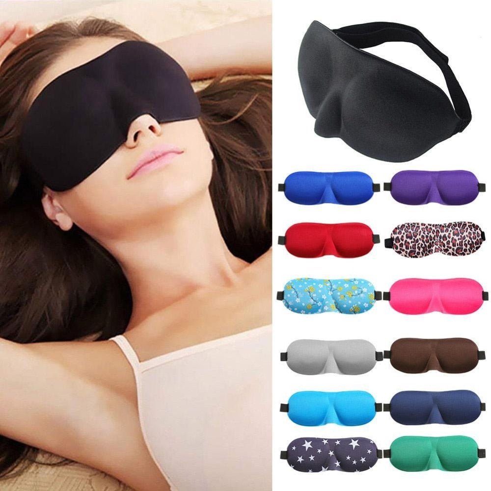Soft Portable Sleeping Travel Eye Mask image 3
