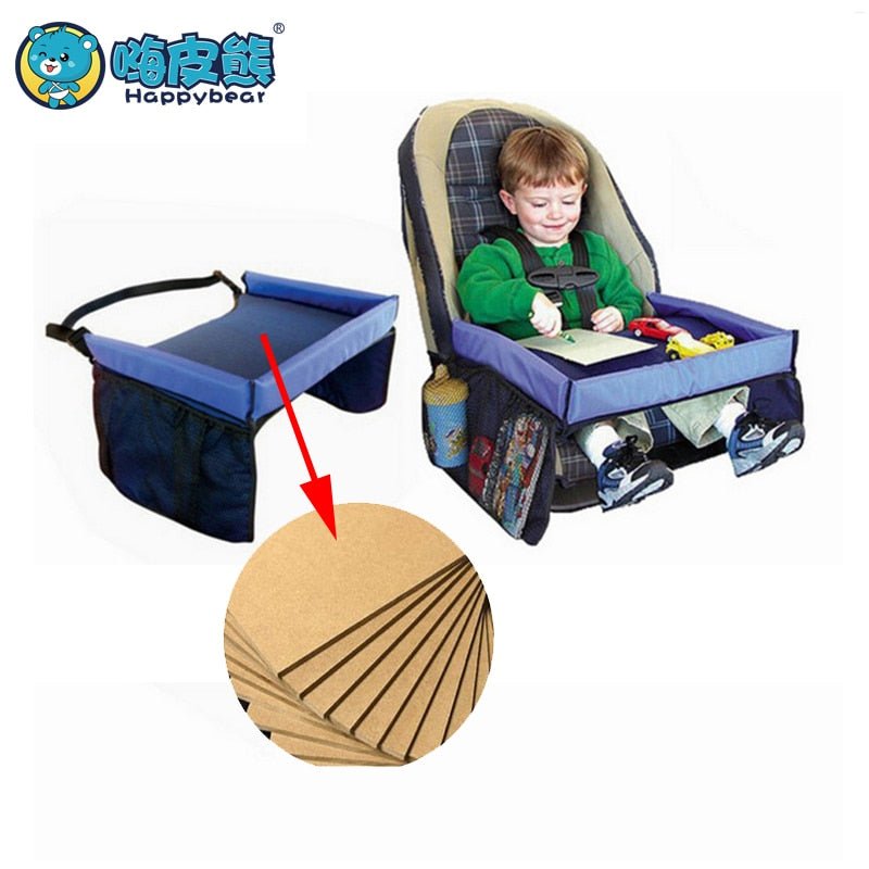 2PCS Waterproof Baby Car Seat Tray Stroller for Kid Toys, Games and Food image 9