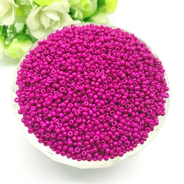 1000pc Czech Glass Seed Beads Accessories for Bracelet and Necklace Jewelry Making - 39 image