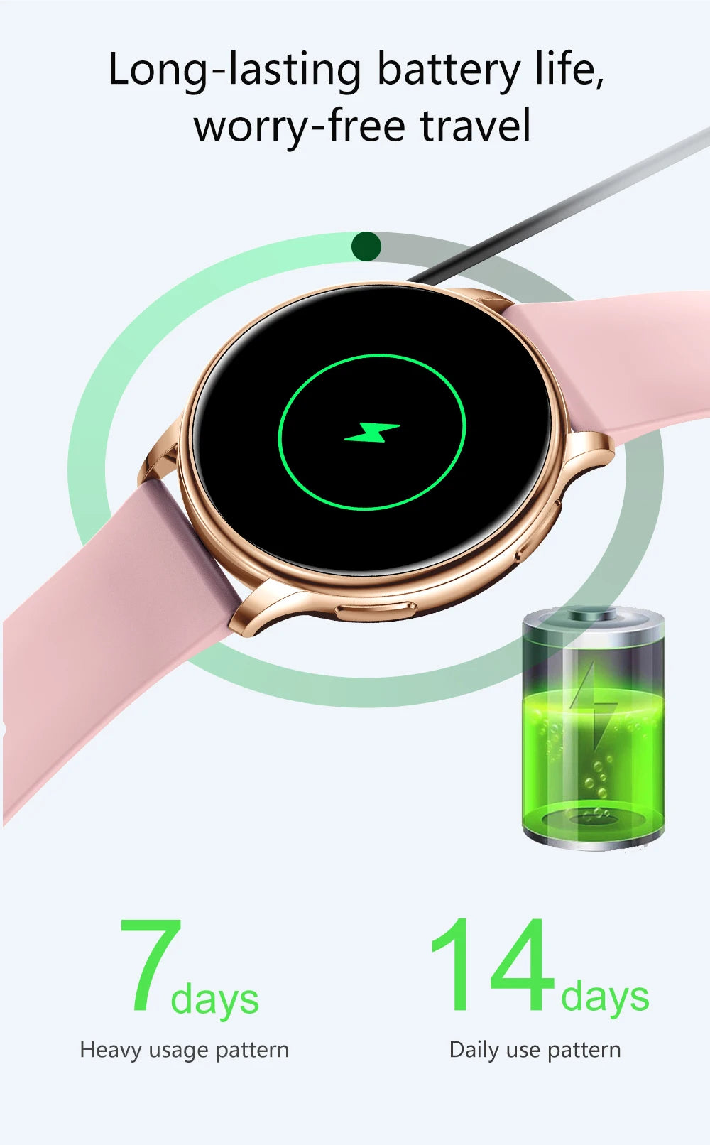 IP68 Bluetooth Call Smart Watch | Women Custom Dial Watches | Men Sport Fitness Tracker Heart Rate Smartwatch For Android IOS image 18
