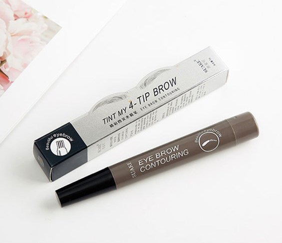5 Colors Waterproof Eyebrow Tattoo Pencil Cosmetic | Long Lasting Natural Dark Brown Liquid Eye Brow Pencil image 14