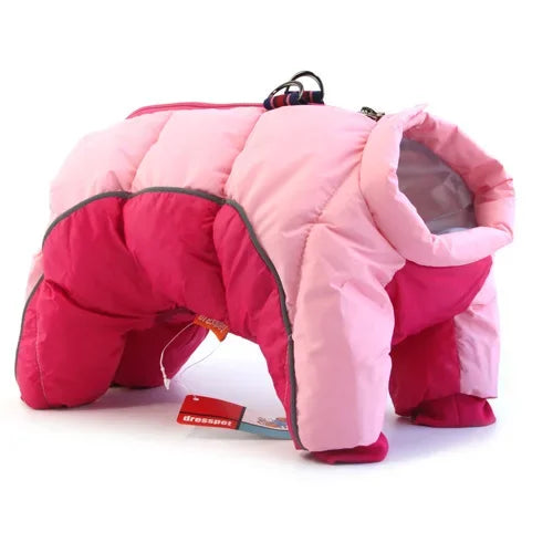 Winter Dog Clothes | Warm Cotton Apparel for Small Dogs - Pink, XL 16 image
