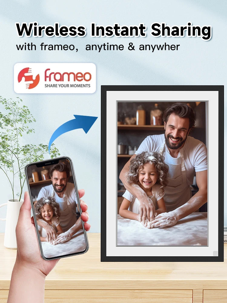Frameo 10.1 Inch WiFi Digital Picture Frame image 10