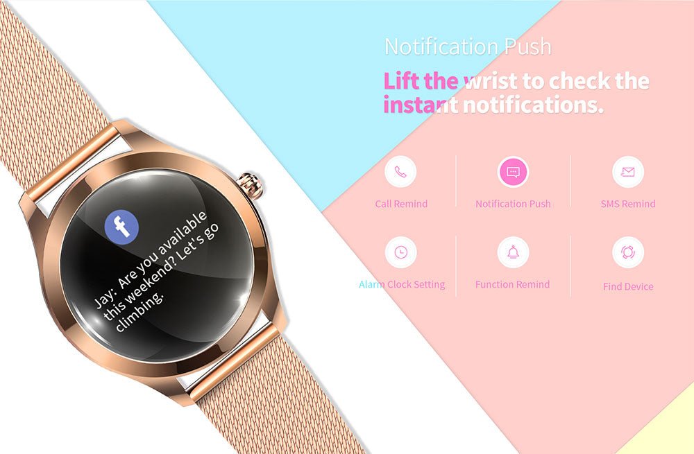 IP68 Waterproof Smart Watch for Women image 3