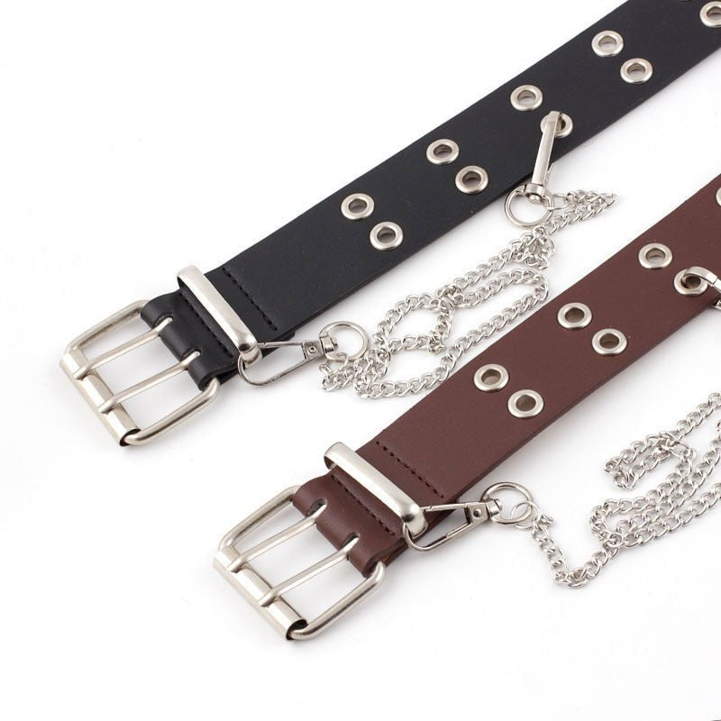 YBT Women Leather Pin Buckle Belt image 17