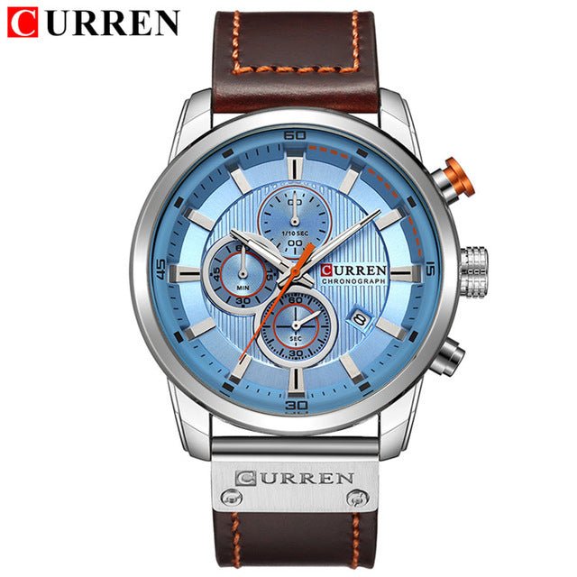 Top Brand Luxury Chronograph Quartz Watch image 28
