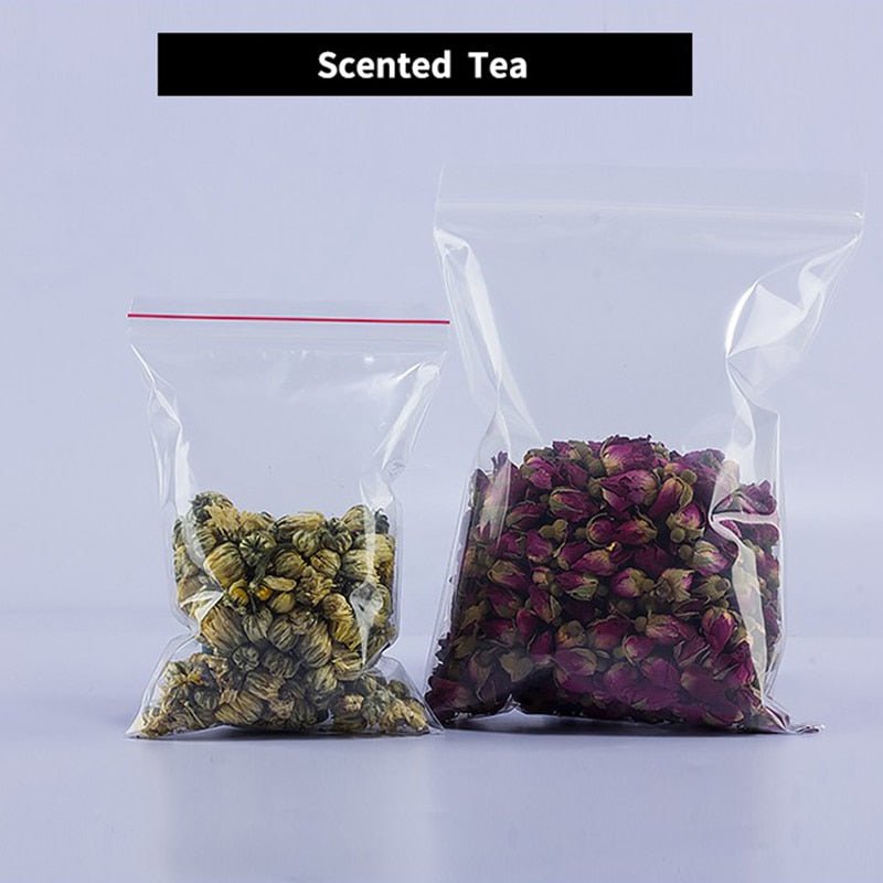 100pcs Ziplock Transparent Food Storage Package Bags image 14