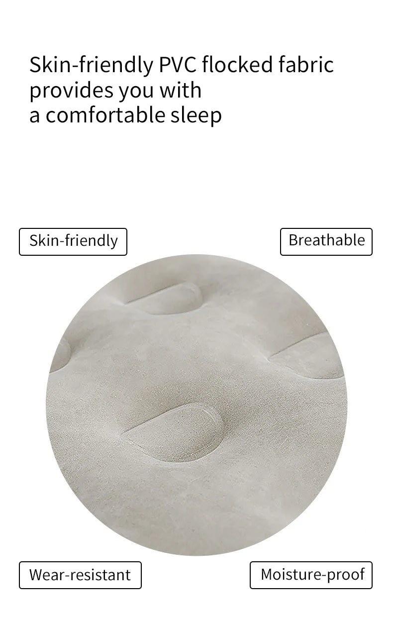 Luxury Inflatable Glamping Mattress – Thickened 2-Person PVC Camping Bed with Built-In Pump image 14