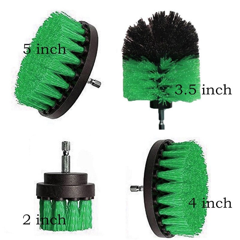 Power Scrubber Drill Brush Set - 4cs image