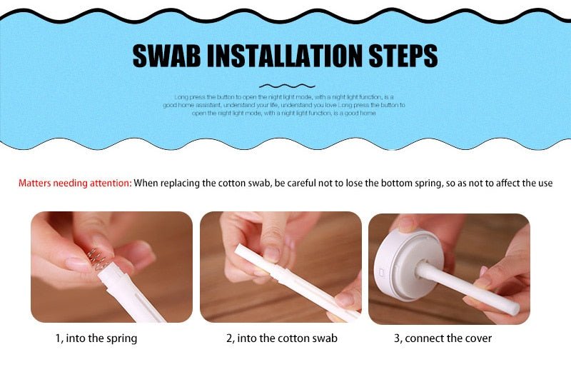 Ultrasonic Air Humidifier & Essential Oil Diffuser with Night Light image 9