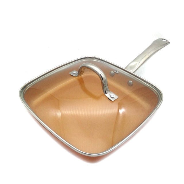 Non-stick Copper Frying Pan with Ceramic Coating image 0