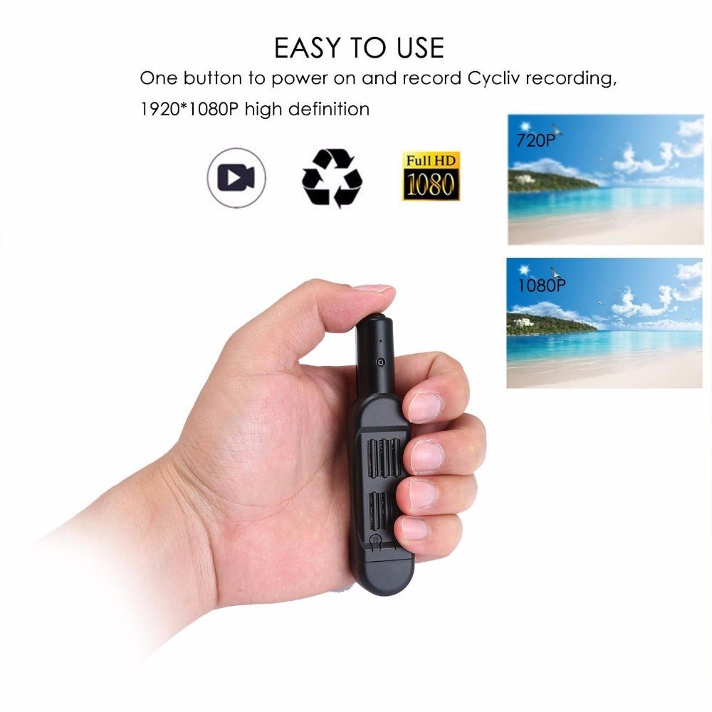 Full HD 1080P Mini Wearable Secret Camera Pen Camera with Support 32GB Card image 2