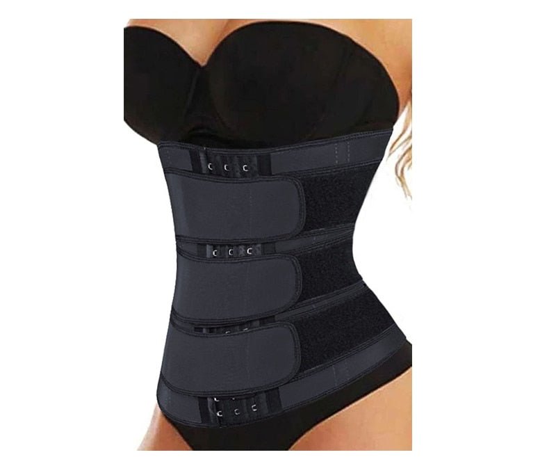 Neoprene Sauna Waist Trainer Corset Sweat Belts Body Shaper Slimming Corset Weight Loss Compression Trimmer Belt for Women image 20