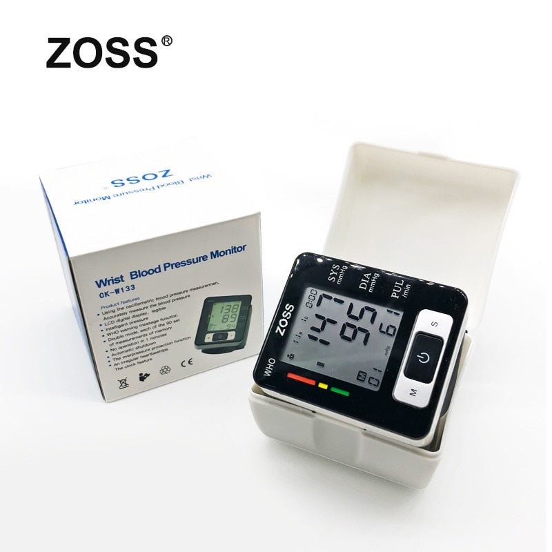 ZOSS Voice Wrist Cuff Sphygmomanometer| Portable Blood Pressure Meter and Heart Rate Pulse Monitor image 7