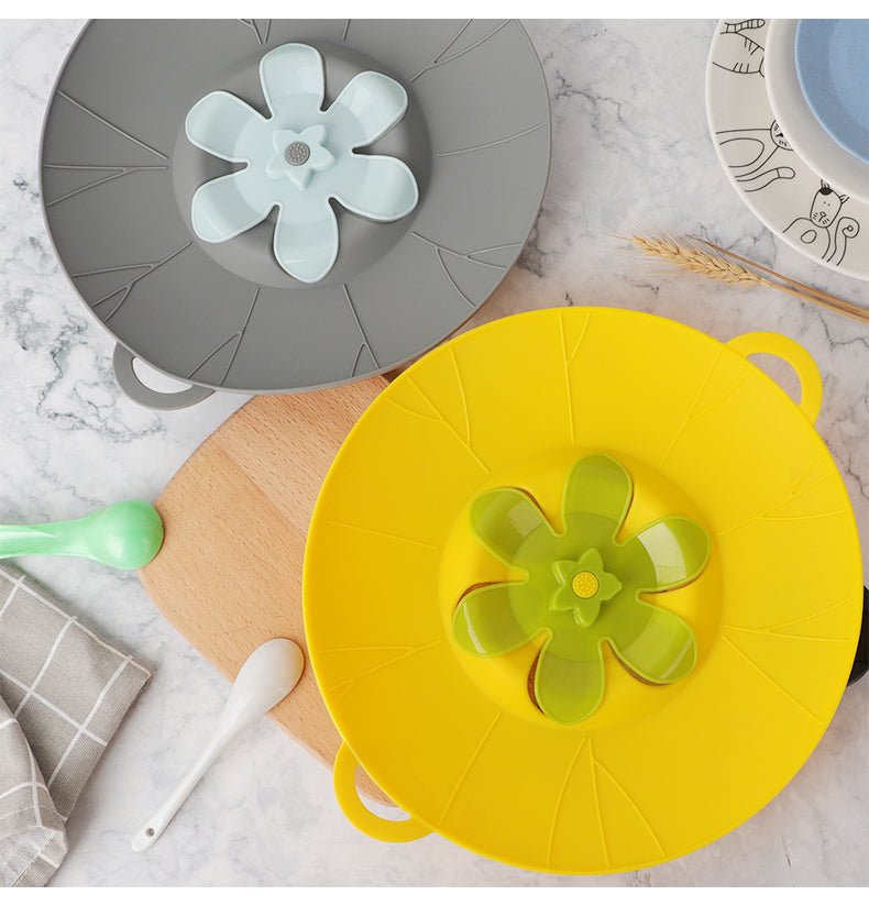 Silicone Lid Spill Stopper Cover For Pots and Pans image 10