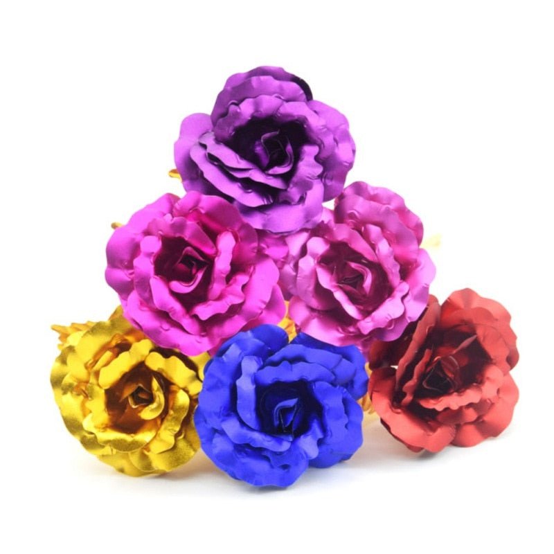 24K Foil Plated Golden Rose image 8