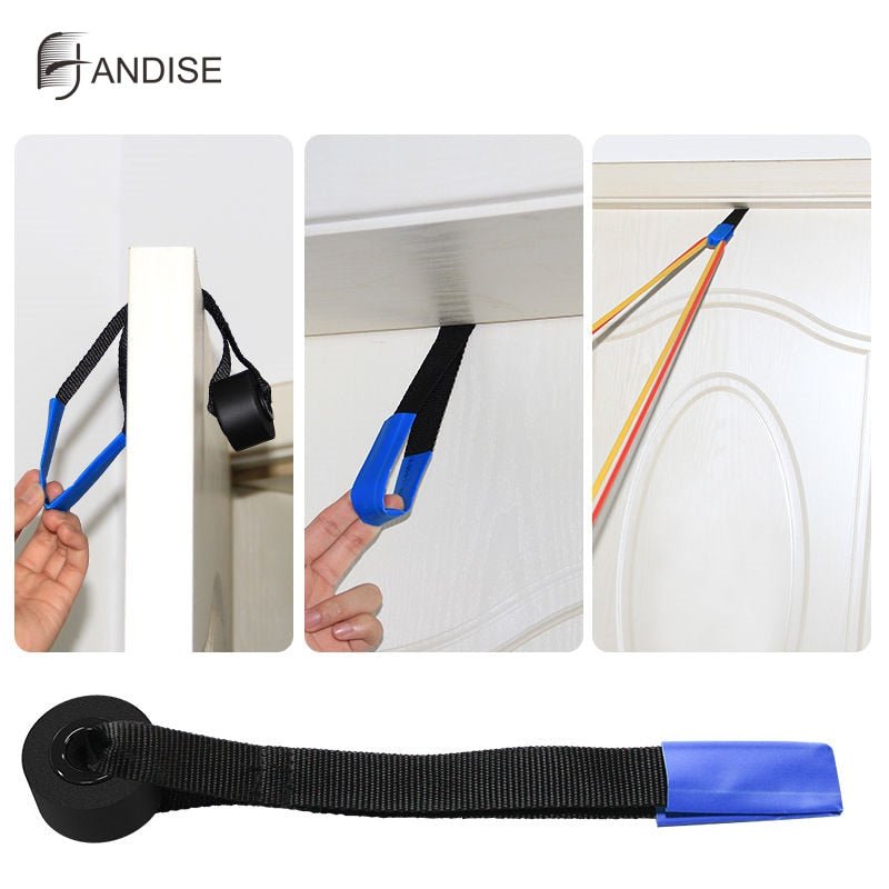 Exercise Resistance Bands Set with Door Anchor Legs Ankle Straps for Resistance Training Physical Therapy Home Workouts image 35