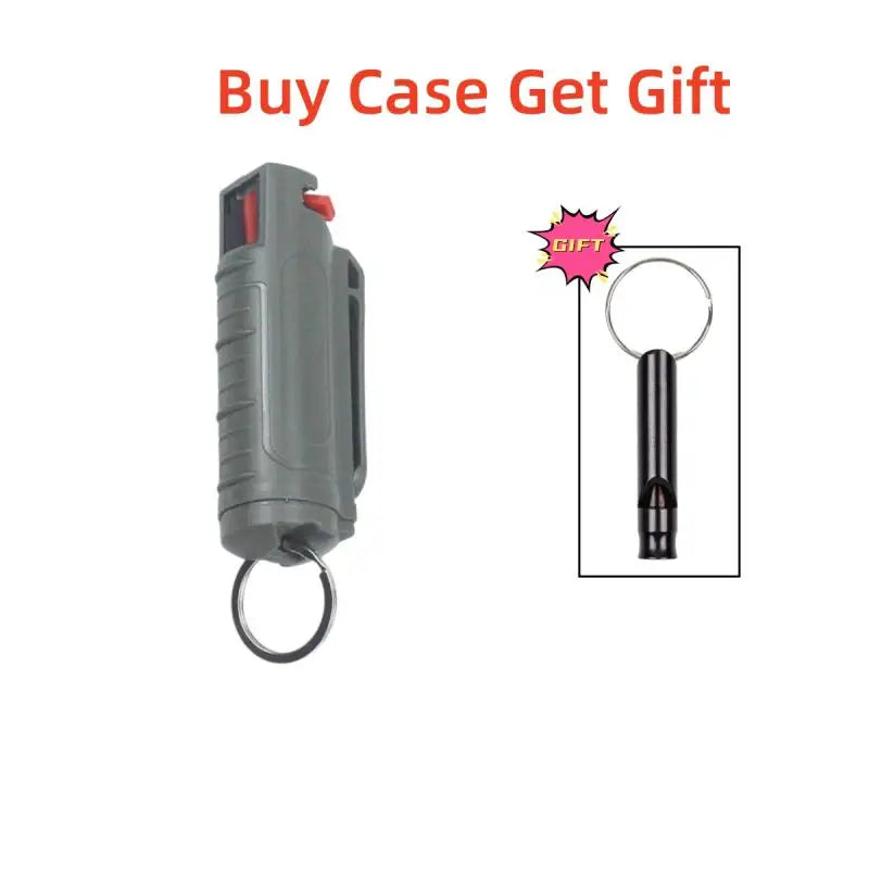 Self-Defense Pepper Spray (20ml) – Compact Plastic Case with Key Ring for Women - Buy Case Get Gift 2, Imported image