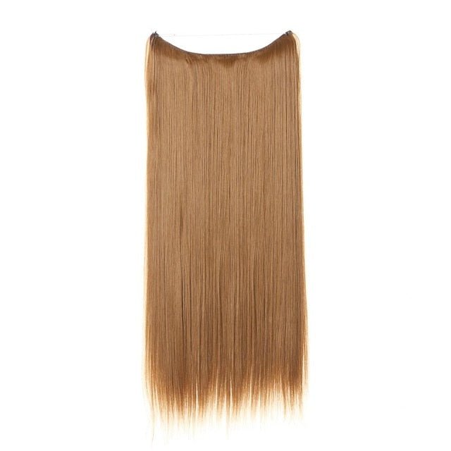 SARLA Halo Invisible Wire Synthetic Hair Extension-No Clip image