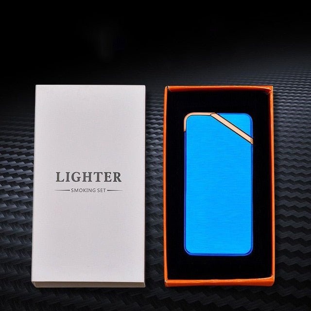 New Double Plasma Windproof Electric Arc Cigarette Lighter image 1