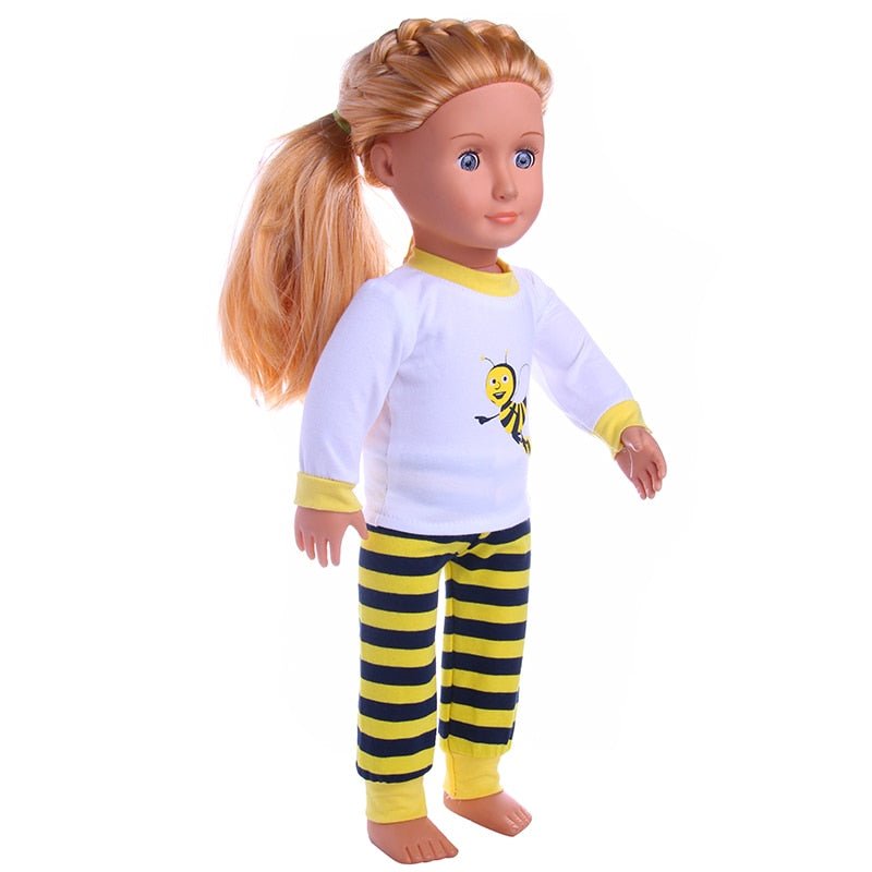 13 Styles Pajamas, Nightgown and Sleepwear Fit | 18 Inch American & 43CM Baby Doll Clothes Accessories image 11