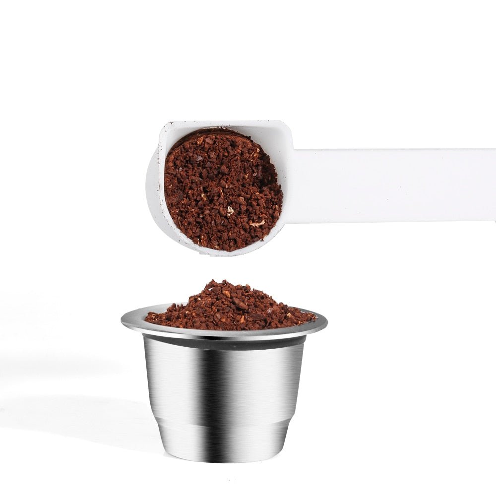 iCafilas Nespresso Reusable Refillable Capsule Pods Compatible With Nespresso Inissia capsula image 11
