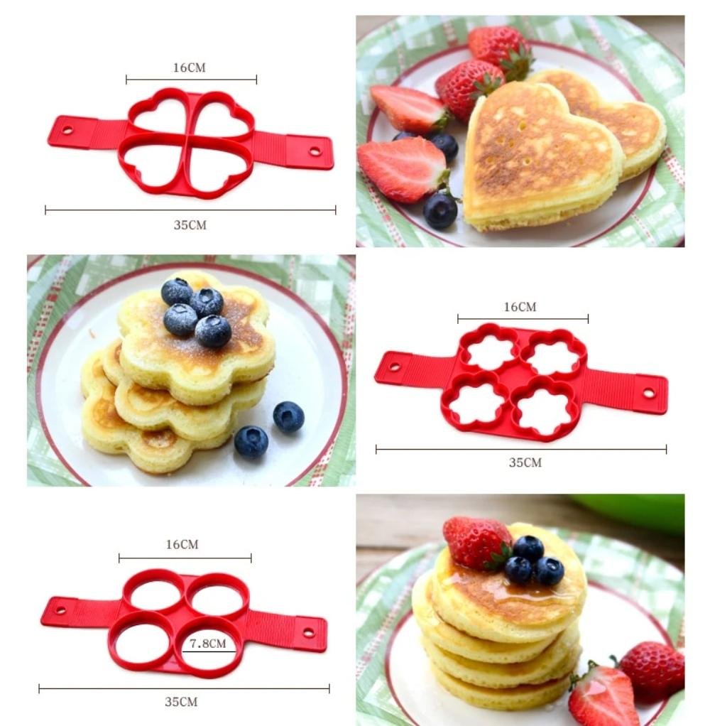1Pcs Non Stick Silicone Fantastic Egg Pancake Maker image 5