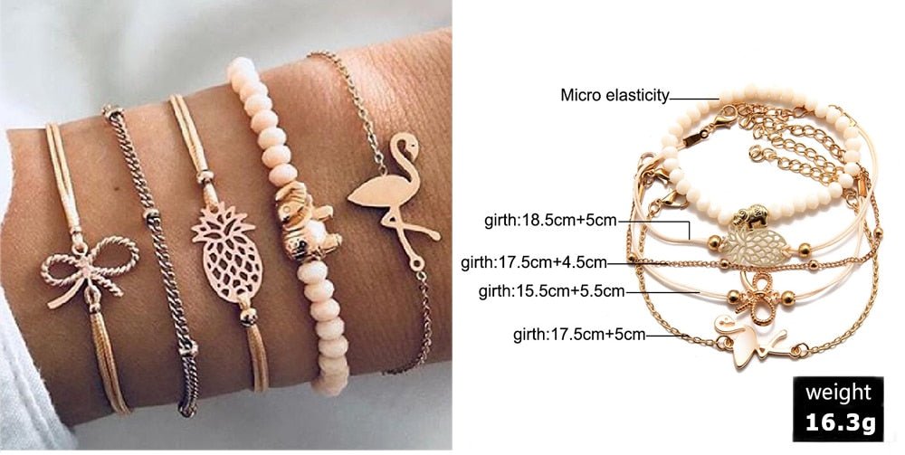 Turtle Heart Pearl Wave LOVE Crystal Marble Charm Bracelets for Women image 11