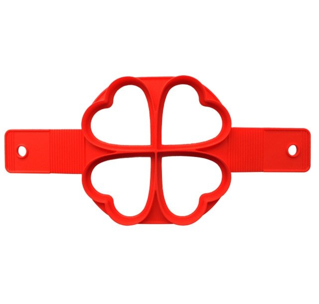 1Pcs Non Stick Silicone Fantastic Egg Pancake Maker - HEART image