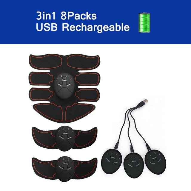 Ems Abdominal Muscle Trainer Abs Trainer Ems Hip Trainer Muscle Stimulator Abs Fitness Butt Waist And Thigh Trainer Men Women image 7