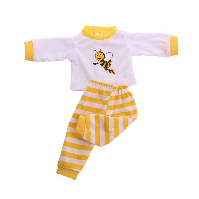 13 Styles Pajamas, Nightgown and Sleepwear Fit | 18 Inch American & 43CM Baby Doll Clothes Accessories - N944 image