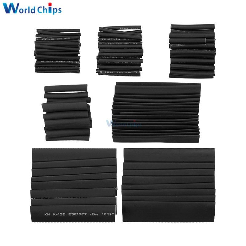 Polyolefin Heat Shrink Tubing Cable Sleeves Wrap | Heat Shrink Tubing Wire Wrap Cable Sleeve Assortment Electric Insulation Tube image 19