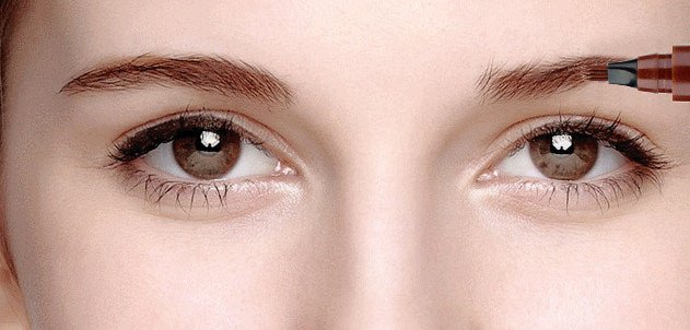 5 Colors Waterproof Eyebrow Tattoo Pencil Cosmetic | Long Lasting Natural Dark Brown Liquid Eye Brow Pencil image 21