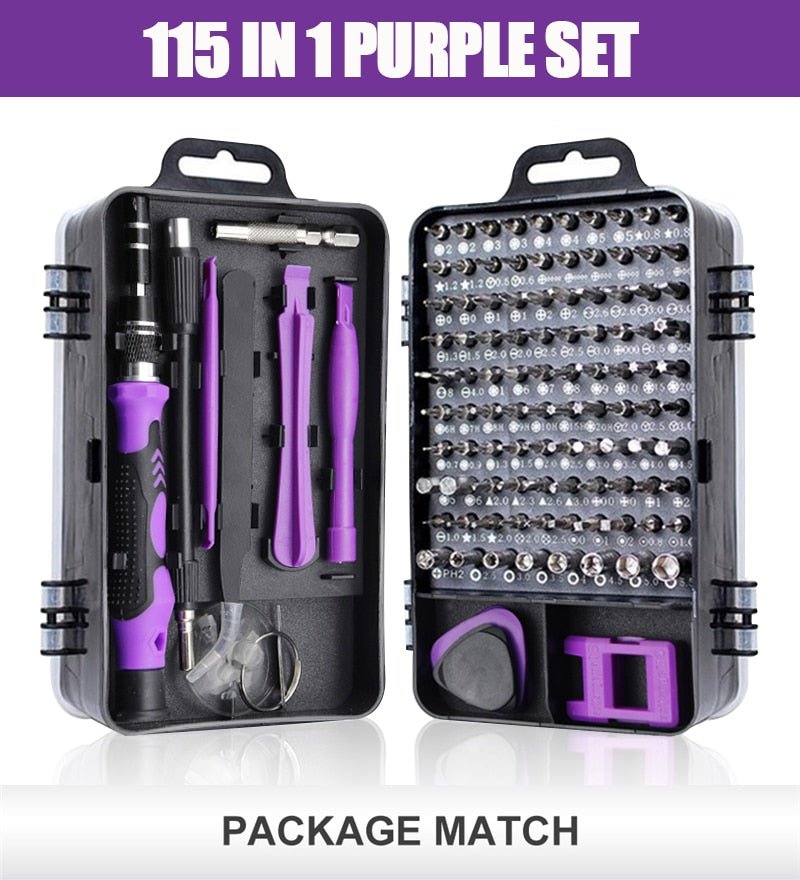 KALAIDUN 112 in 1 Magnetic Screwdriver Bit Torx Multi Mobile Phone Repair Tools Kit image 7