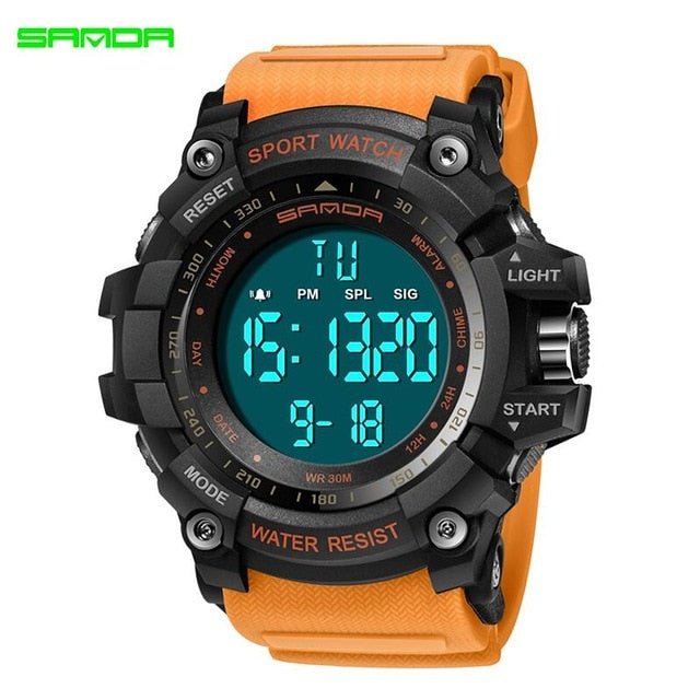 Men's Casual Luxury Brand Military Watch - Orange image