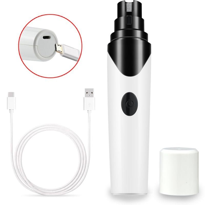 Rechargeable Dog and Cat Nail Care Grooming | USB Electric Pet Dog Nail Trimmer image 5