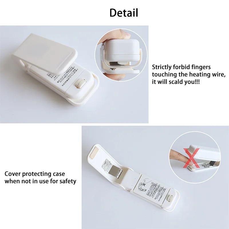 Mini Heat Bag Sealing Machine ‚Äì Portable Thermal Sealer for Plastic Food Packaging image 8